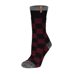 Läska Casual Shoes|Sandals And Mules<Unisex 84-317 Plaid Wool Socks 84-317 Black/Red