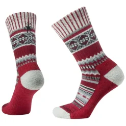 Smartwool Boxers And Panties|Socks<Unisex Snowed In Everyday Sweater Crew Socks Tibetan Red