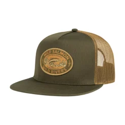 Hooké Waders And Wading Boots|Fishing Shirts And T-Shirts<Wild Salmon Wild Rivers Trucker Hat Dark Olive & Sepia