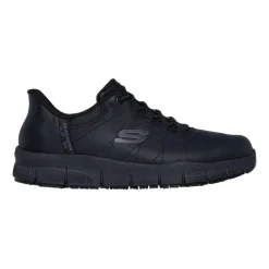 Skechers Safety Equipment|Safety Shoes<Women Nampa - Cottonbud Slip-ins Work Shoes Black