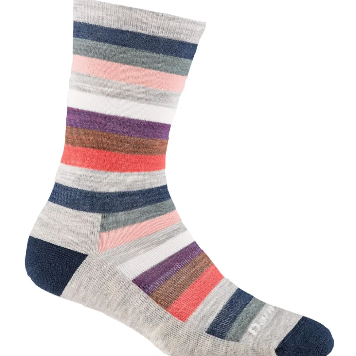 Women's Mystic Stripe Crew Lightweight Lifestyle Socks