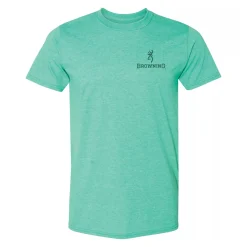 Women's Rose Gold Foil Buckmark T-Shirt