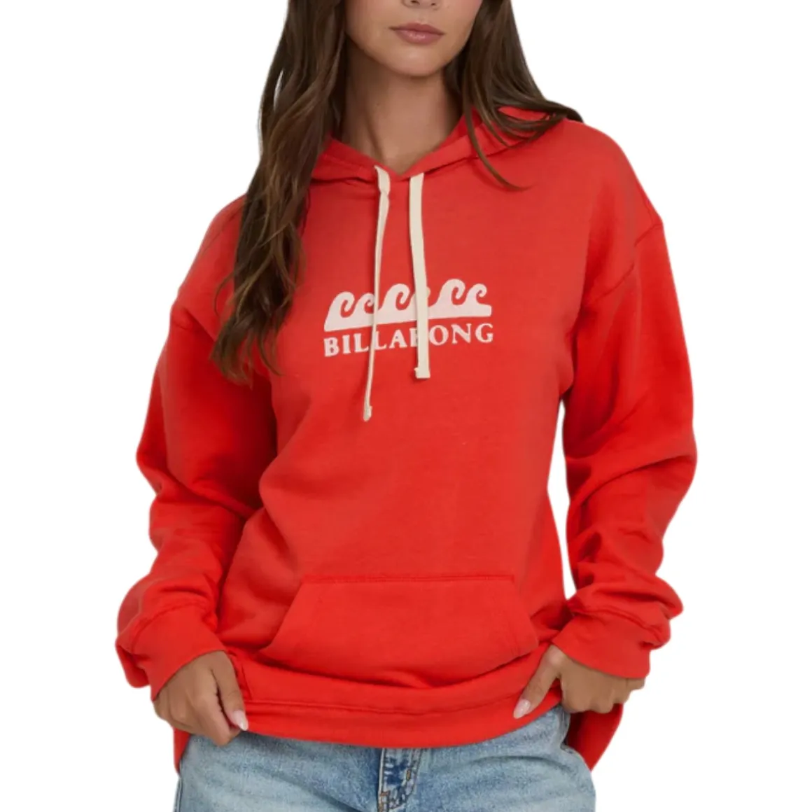 Women's Surfing In Town Pullover Fleece Hoodie