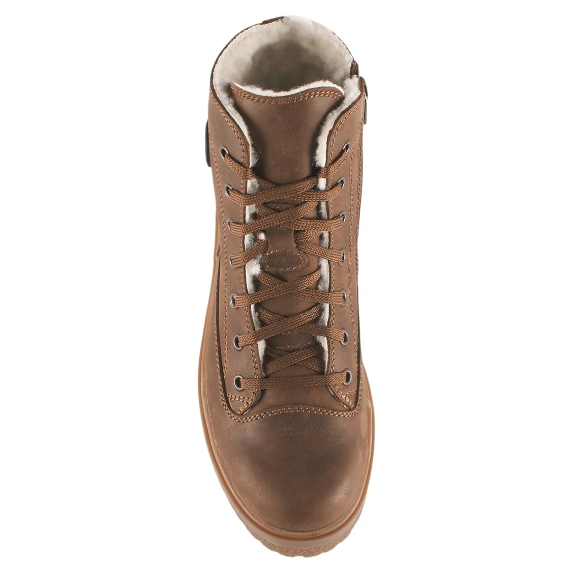 Women's Zip-Up Lace-Up Spiked Midnight Boots