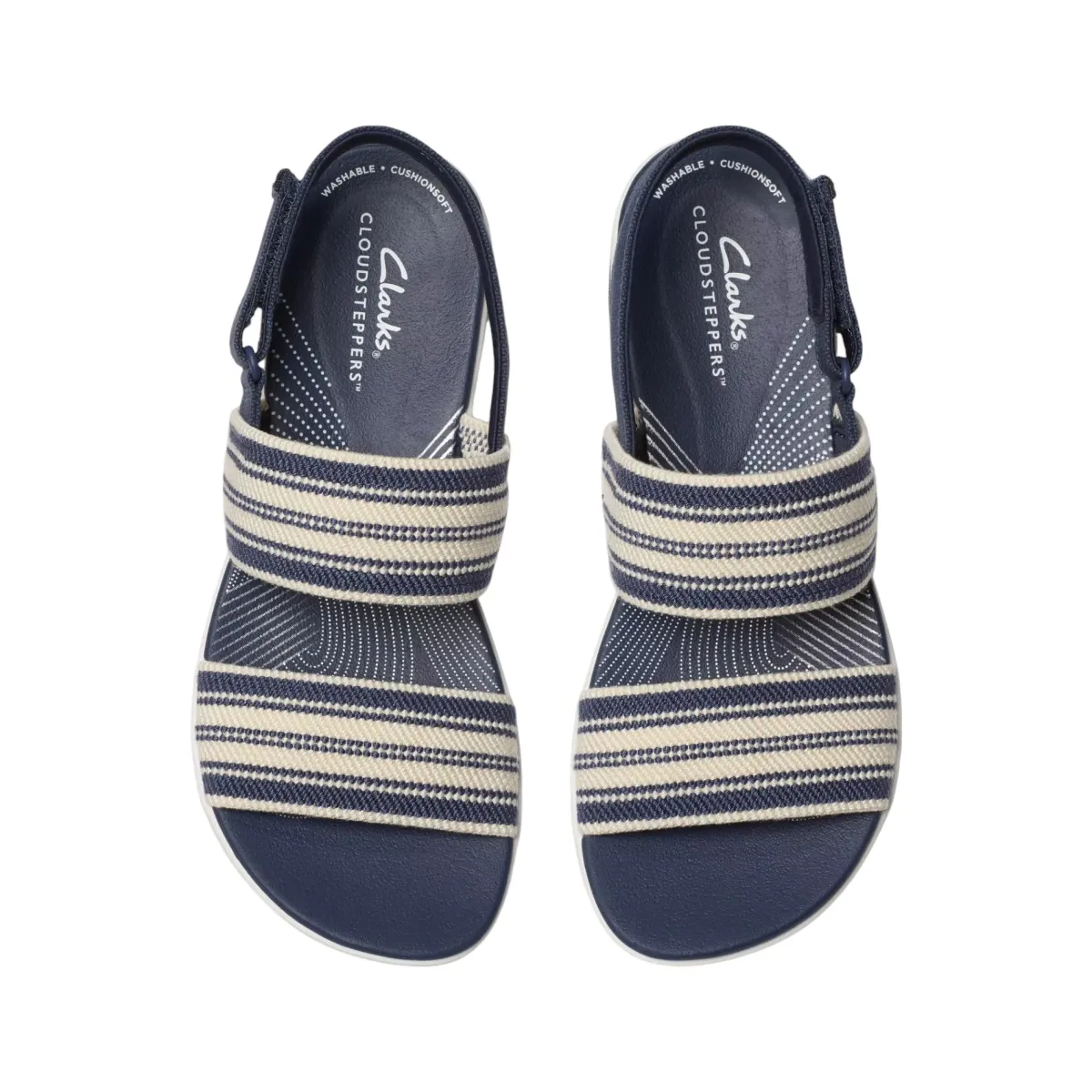 Clarks Casual Shoes|Sandals And Mules<Women's Arla Stroll Sandals Multicolored Navy Blue