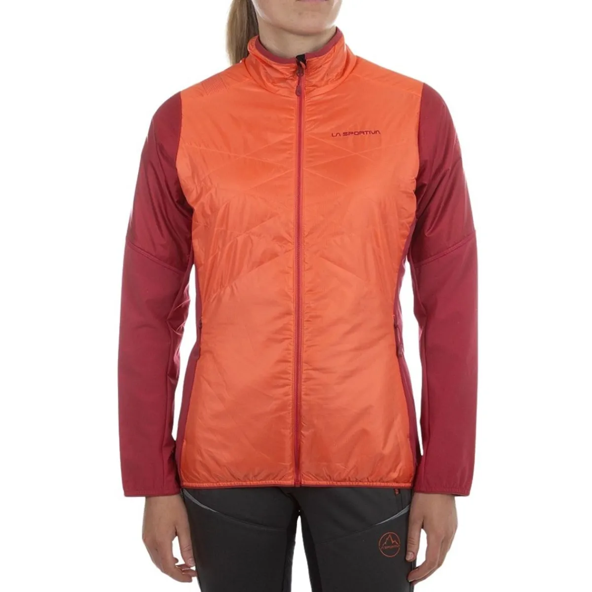 La Sportiva Insulated Jackets|Windbreaker Jackets<Women's Ascent Primaloft Jacket Flamingo/Velvet