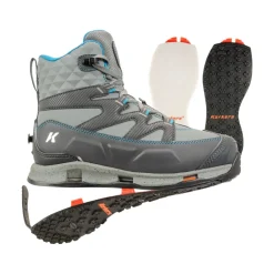 Korkers Waders And Wading Boots|Fishing Shirts And T-Shirts<Women's Bantam Lite Boots Grey/Aqua