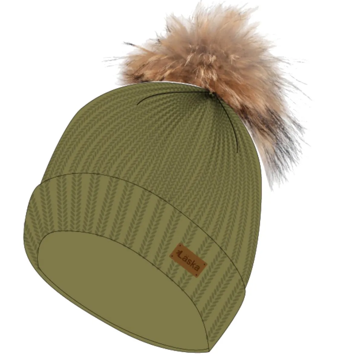 Läska Belts|Hats And Caps<Women's 77-073 Beanie Khaki