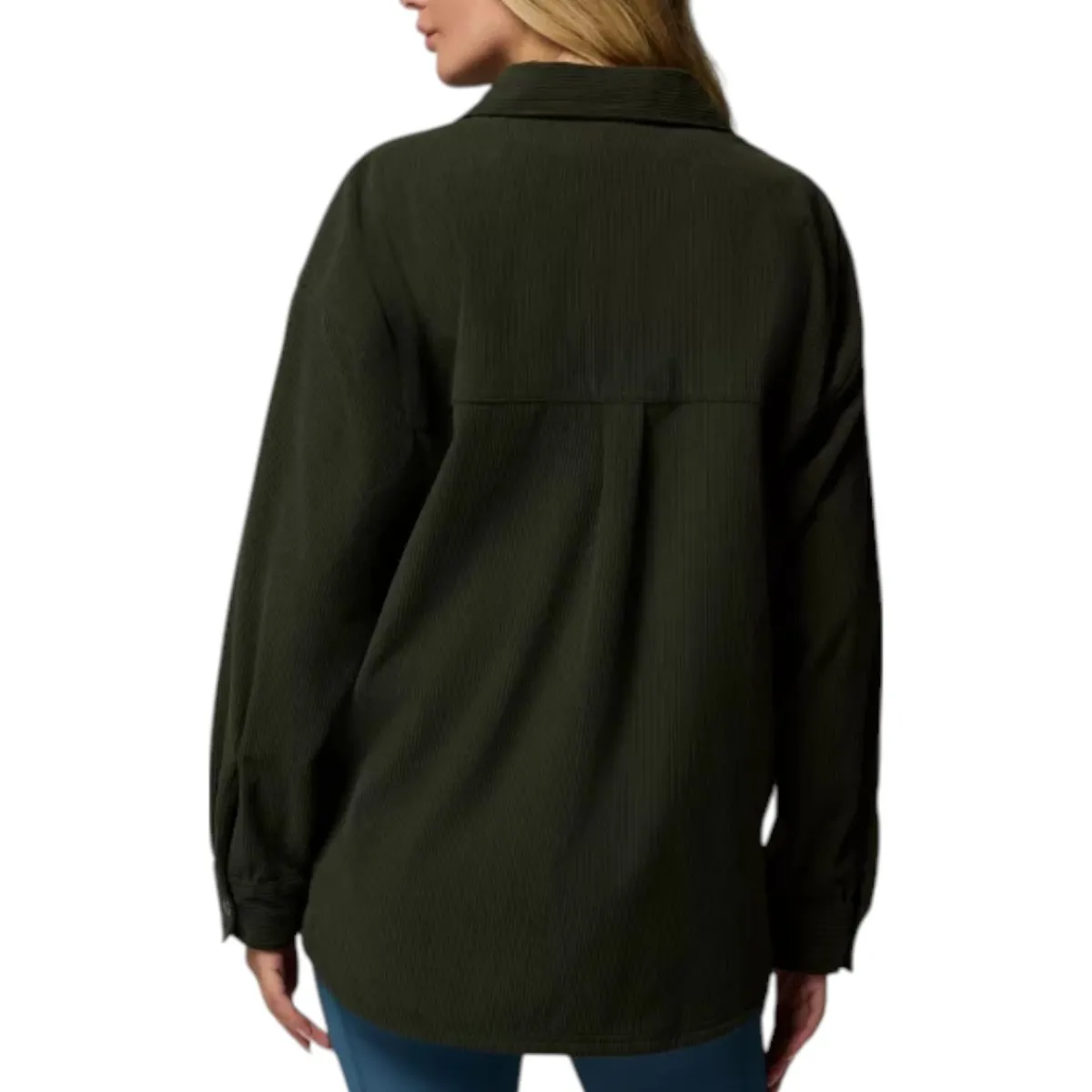 Columbia Sweaters|Shirts<Women's Blue Point Creek Corduroy Jacket Greenscape