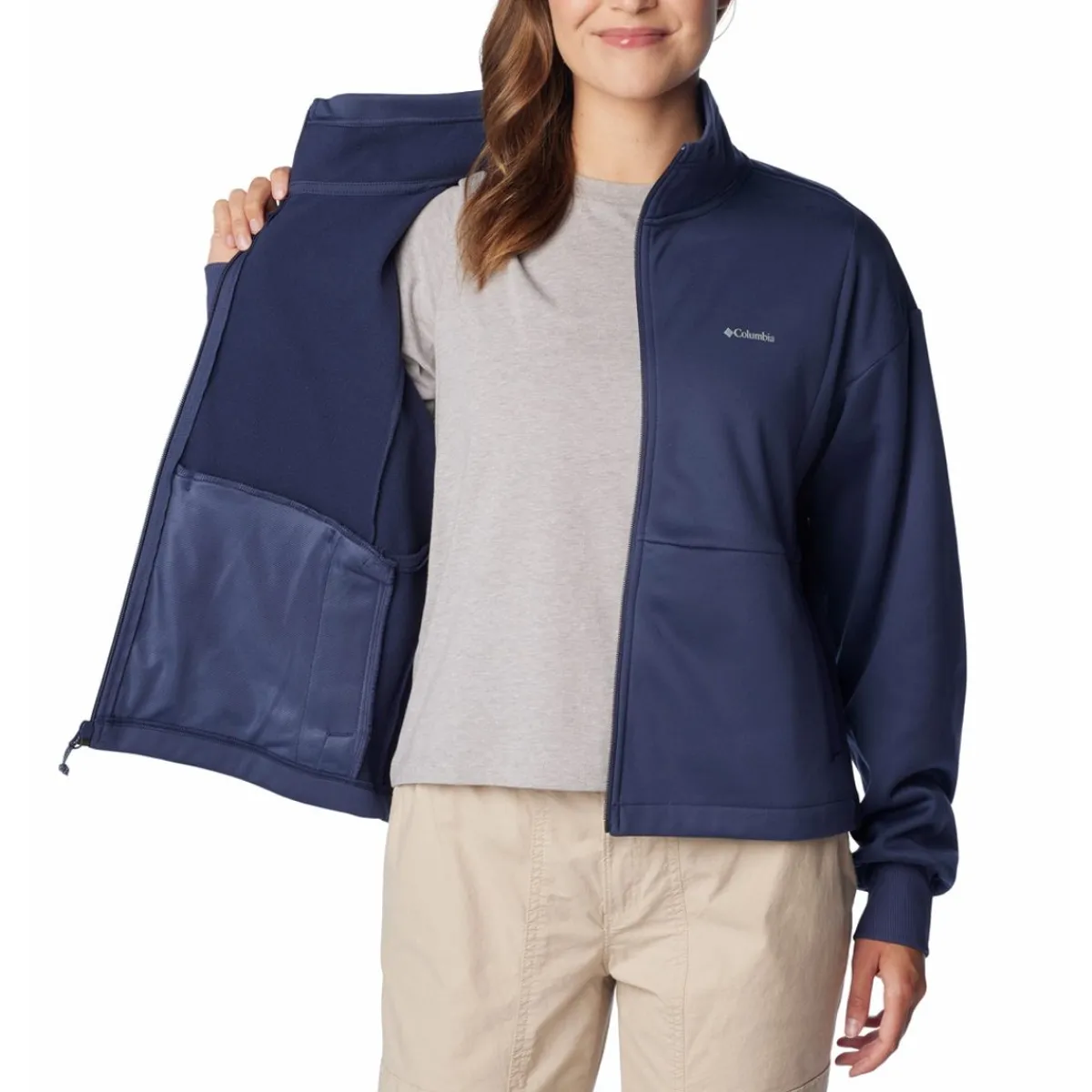 Columbia Sweaters|Shirts<Women's Boundless Trek Tech Jacket Nocturnal