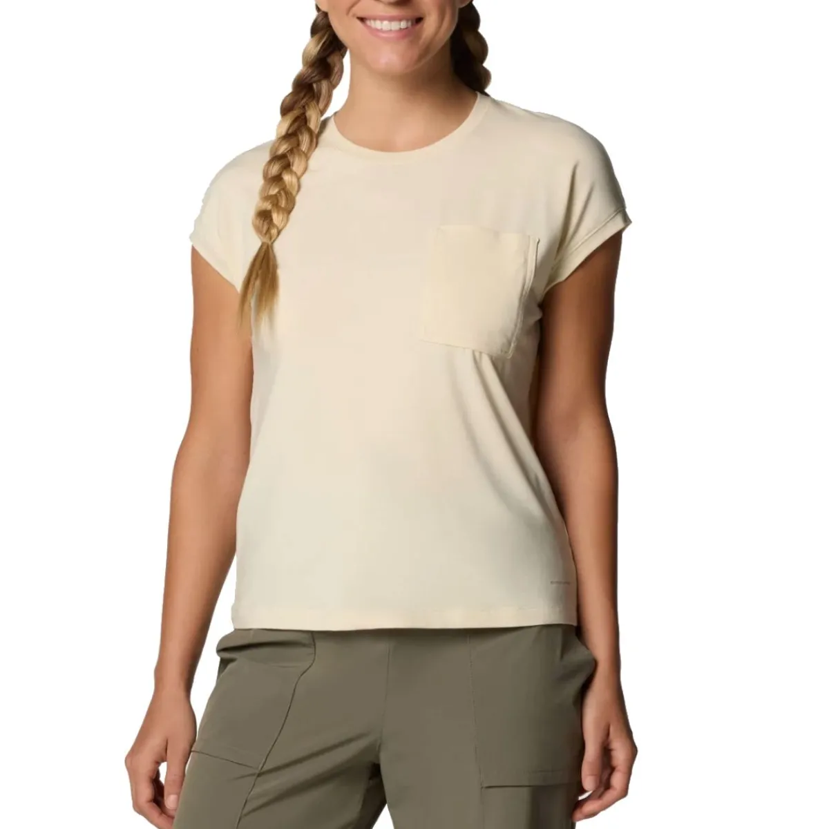 Columbia Sweaters|Shirts<Women's Boundless Trek T-Shirt Lemon Wash