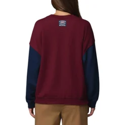 Columbia Sweaters|Shirts<Women's Bugasweat™ Graphic Long Sleeve Shirt Rich Wine / Collegiate Navy