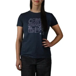Pèlerin Sweaters|Shirts<Women's Camping T-Shirt Indigo