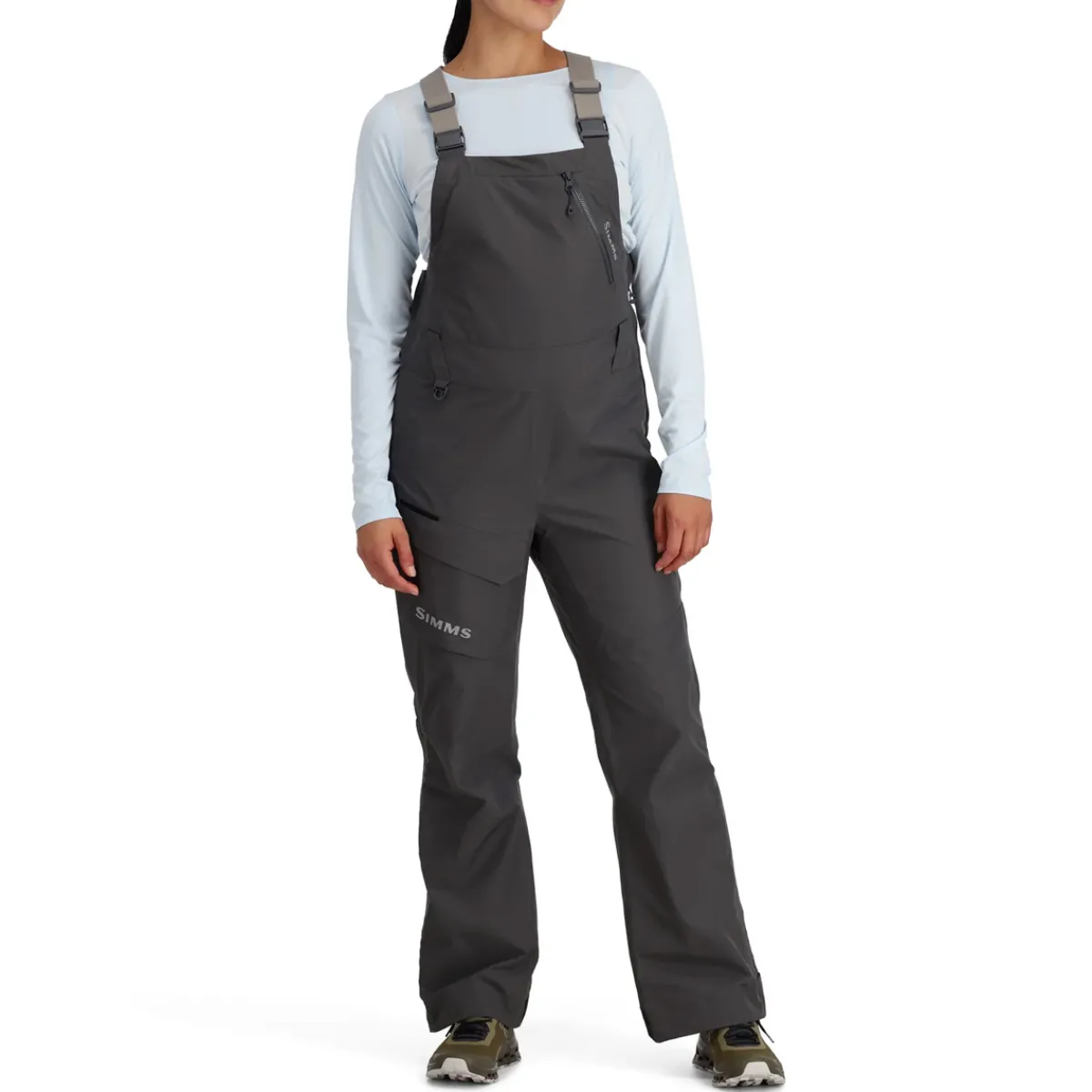Simms Waders And Wading Boots|Fishing Shirts And T-Shirts<Women's Challenger Fishing Bib Slate
