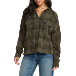 Billabong Sweaters|Shirts<Women's Coastal Breeze Long Sleeve Shirt Black