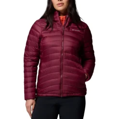 Columbia Insulated Jackets|Windbreaker Jackets<Women's Corelite™ Down Hooded Jacket Rich Wine