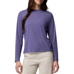 Columbia Sweaters|Shirts<Women's CSC Soft Stretch Long Sleeve T-Shirt Stormwatch Heather