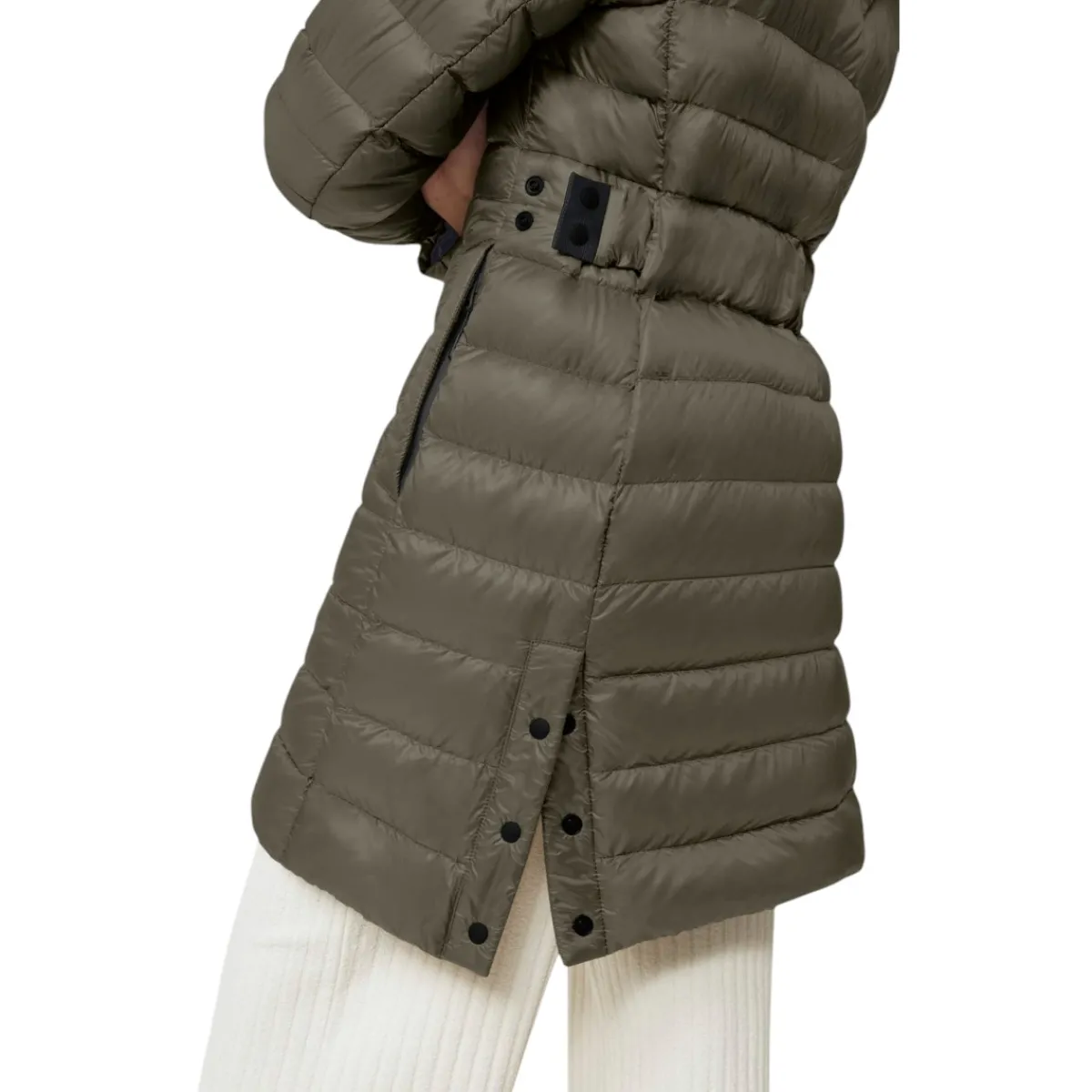 Canada Goose Insulated Jackets|Windbreaker Jackets<Women's Cypress Hooded Jacket Black Label Smokey Sage