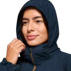 Prana Insulated Jackets|Windbreaker Jackets<Women's Encinitas Windbreaker Retro Olive / Stormy Night