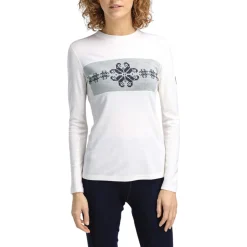 Dale of Norway Sweaters|Shirts<Women’s Falkeberg Base Layer Sweater White/Navy