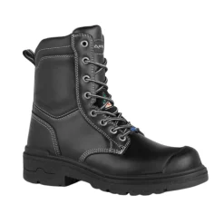 Acton Safety Equipment|Safety Shoes<Women's Fierce-I-Met Leather Work Boots Black