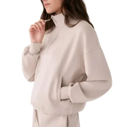 Lolë Sweaters|Shirts<Women's Flow Half Zip Top Abalone