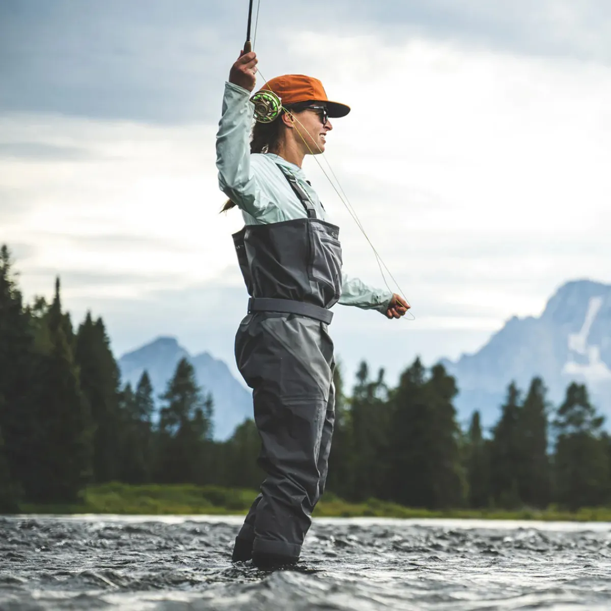 Simms Waders And Wading Boots|Fishing Shirts And T-Shirts<Women's Freestone® Stockingfoot Waders Slate