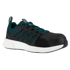 Reebok Safety Equipment|Safety Shoes<Women's Fusion Flexweave Work Security Shoes Teal/Black
