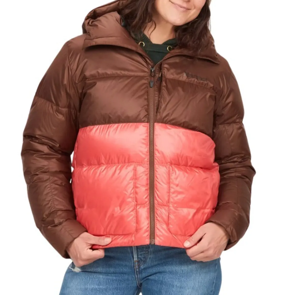 Marmot Insulated Jackets|Windbreaker Jackets<Women's Guides Down Hoodie Pinecone
