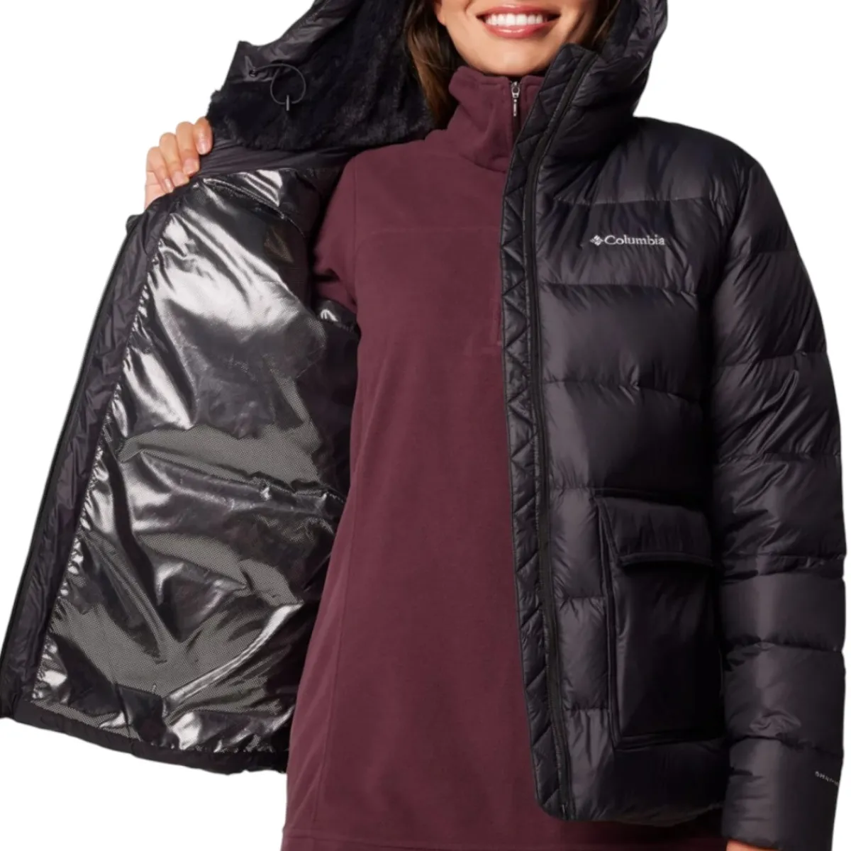 Columbia Insulated Jackets|Windbreaker Jackets<Women's Harmony Falls™ Hooded Down Winter Jacket