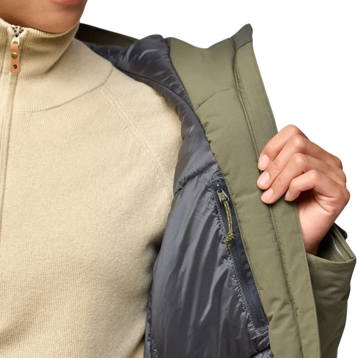 Fjällräven Insulated Jackets|Windbreaker Jackets<Women's HC hydratic Padded Parka Laurel Green