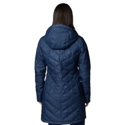 Columbia Insulated Jackets|Windbreaker Jackets<Women's Heavenly Long Hooded Jacket Collegiate Navy