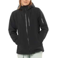 Salomon Insulated Jackets|Windbreaker Jackets<Women's Highland Jacket Deep Black
