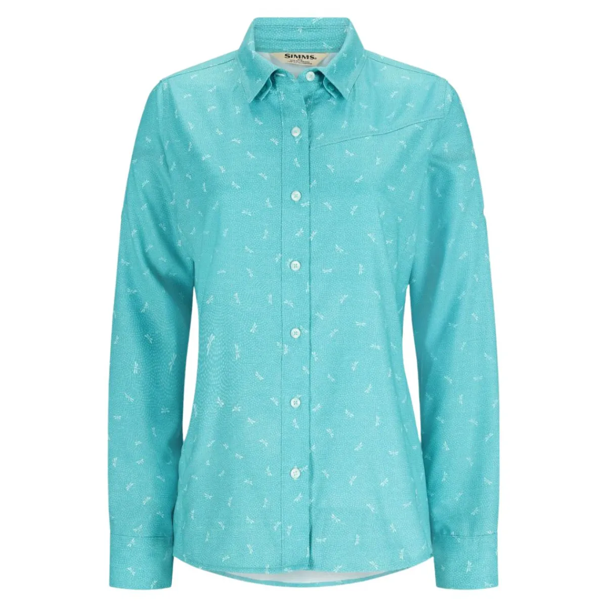 Simms Waders And Wading Boots|Fishing Shirts And T-Shirts<Women's Isle Dragonfly Shirt Gulf Blue