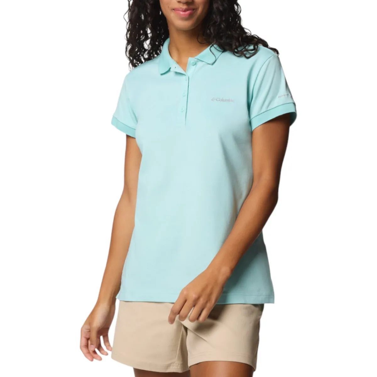 Columbia Sweaters|Shirts<Women's Lakeside Trail Solid Pique Polo