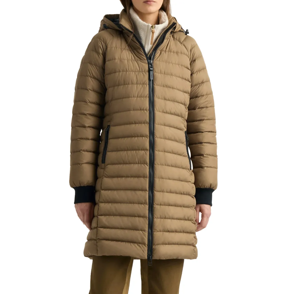Kanuk Insulated Jackets|Windbreaker Jackets<Women's Lawrence Down Puffer Dark Honey