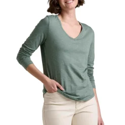 Toad and Co. Sweaters|Shirts<Women's Marley II Long Sleeve Tee Laurel