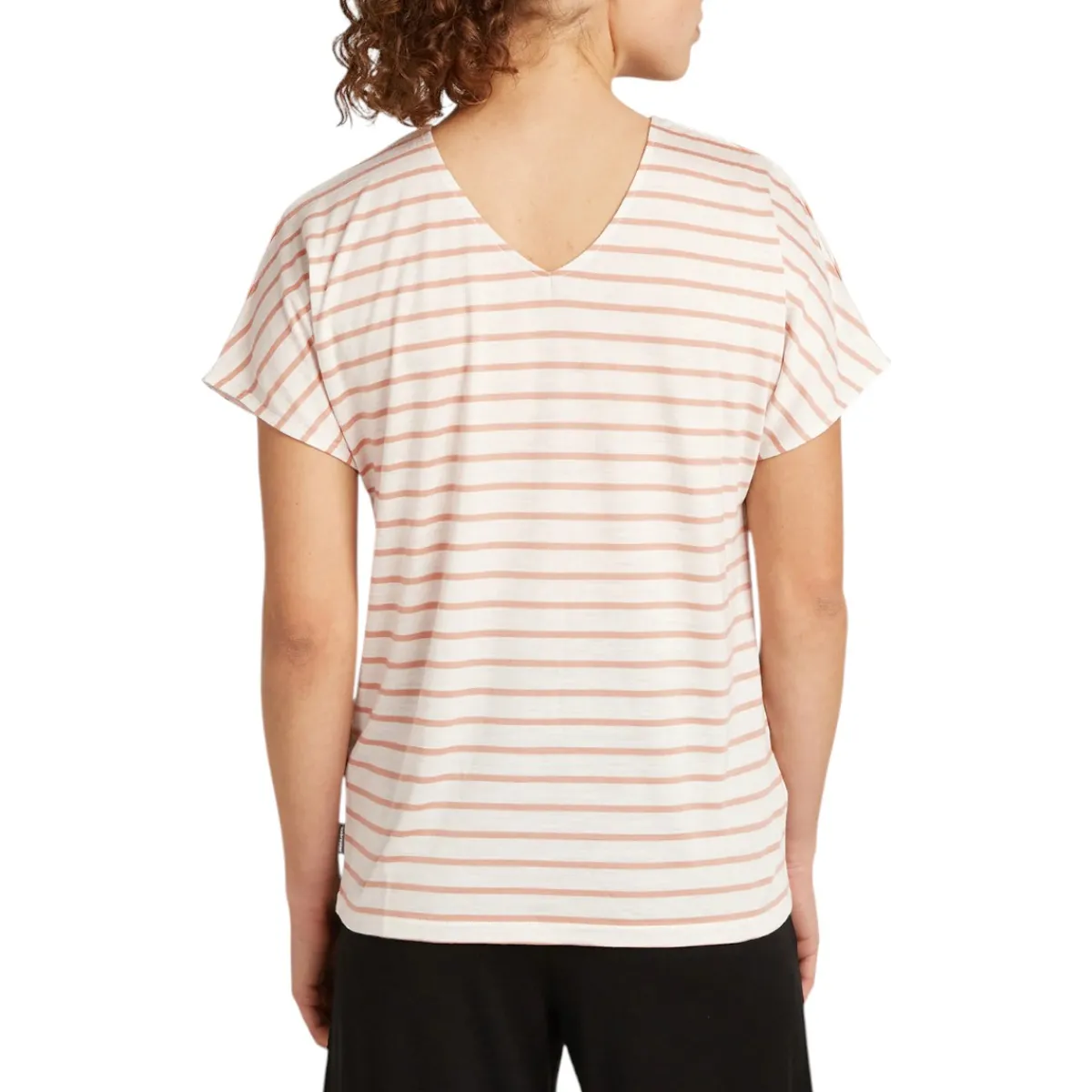 Icebreaker Sweaters|Shirts<Women's Merino Drayden Reversible T-Shirt Ecru Heather - Desert Sand