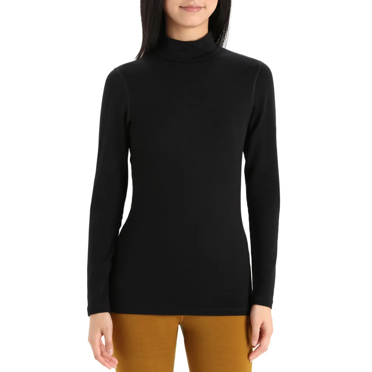 Icebreaker Boxers And Panties|Shirts And Sports Bras<Women's Merino 260 Tech Long Sleeve Turtleneck Black
