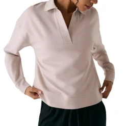 Lolë Sweaters|Shirts<Women's Mindset Polo Top Abalone