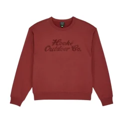 Hooké Waders And Wading Boots|Fishing Shirts And T-Shirts<Women's Outdoor Co. Crewneck Red Leaf