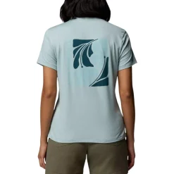 Columbia Sweaters|Shirts<Women's Parsons Point™ Back Graphic T-Shirt Crushed Blue Heather