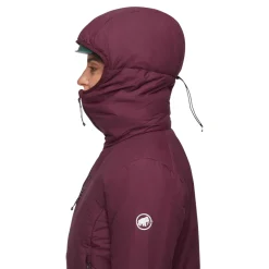 Mammut Insulated Jackets|Windbreaker Jackets<Women's Rime Pro Belay IN Hooded Jacket Vin / Black
