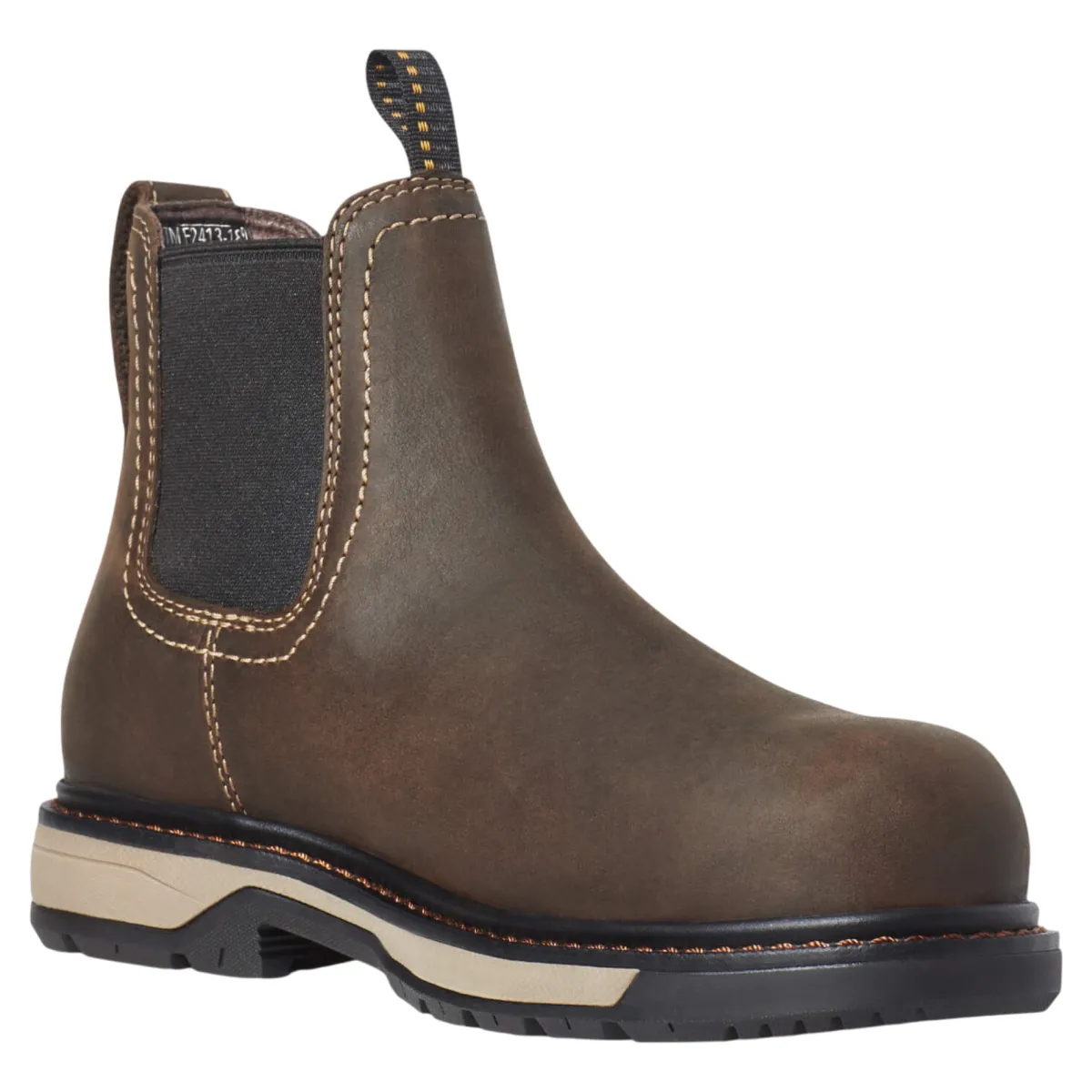 Ariat Safety Equipment|Safety Shoes<Women's Riveter Chelsea Waterproof Leather Boots Dark Brown