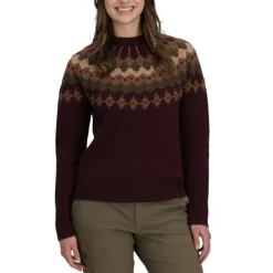 Royal Robbins Sweaters|Shirts<Women's Rockcraft Wool Sweater Loganberry Htr Snowcreek Pt