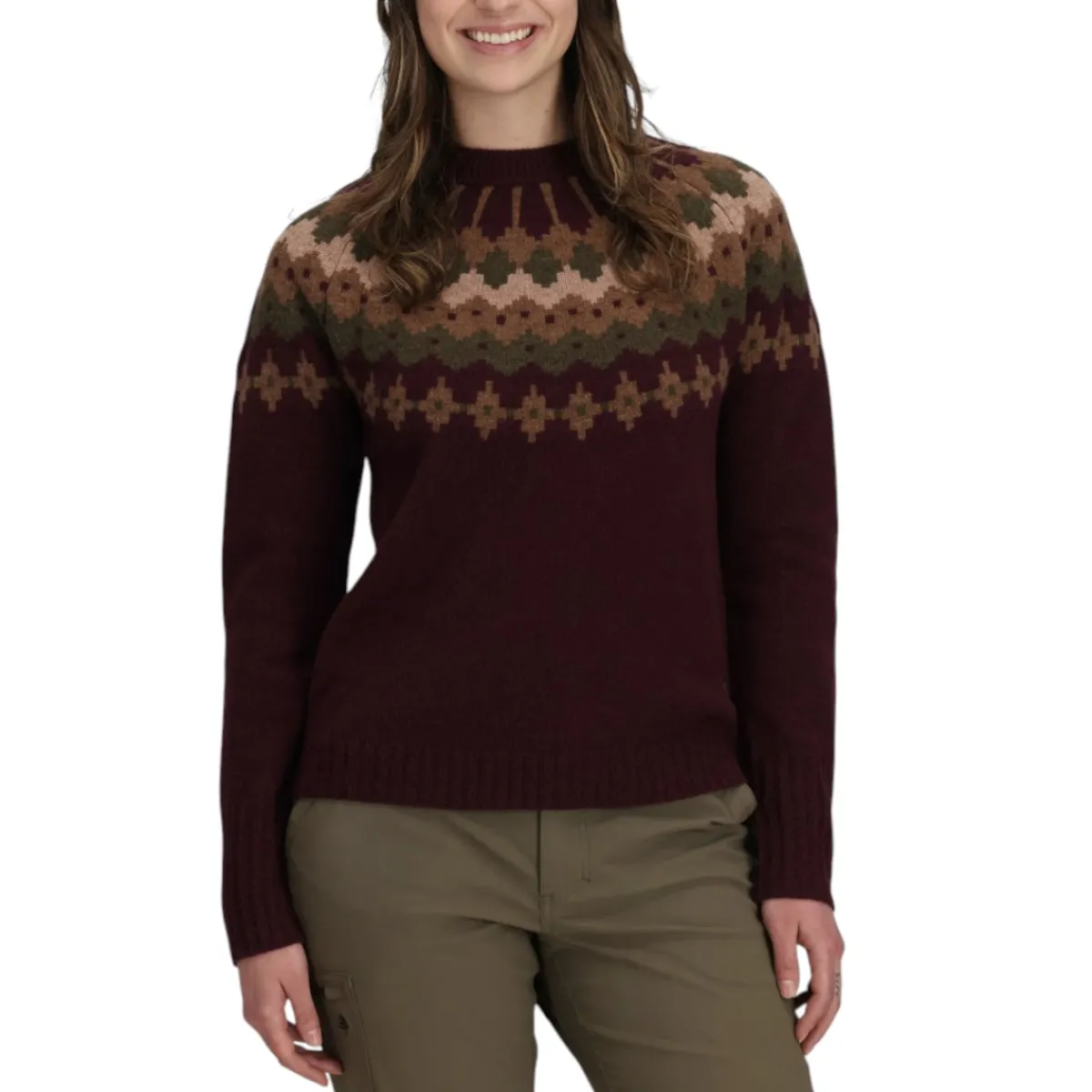 Royal Robbins Sweaters|Shirts<Women's Rockcraft Wool Sweater Loganberry Htr Snowcreek Pt