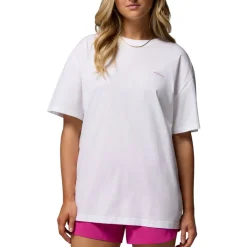 Columbia Sweaters|Shirts<Women's Rolling Bend™ Graphic Oversized T-Shirt White, Floral Groove