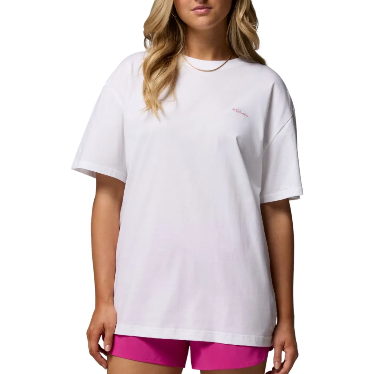 Columbia Sweaters|Shirts<Women's Rolling Bend™ Graphic Oversized T-Shirt White, Floral Groove