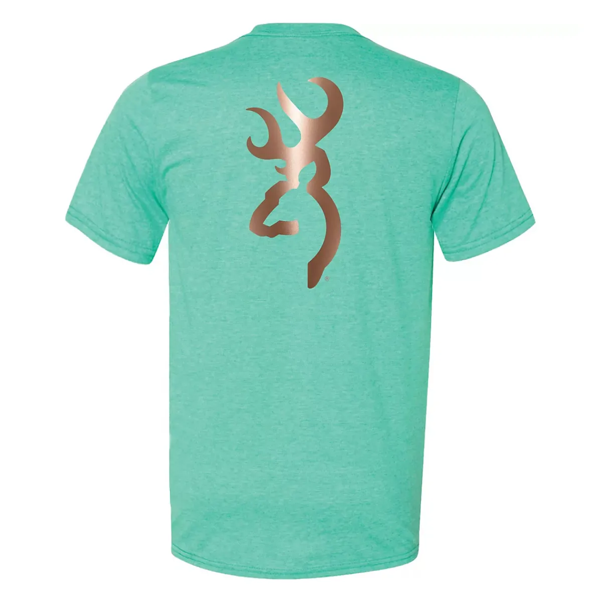 Browning Boots|Hunting Jackets<Women's Rose Gold Foil Buckmark T-Shirt Heather Seafoam