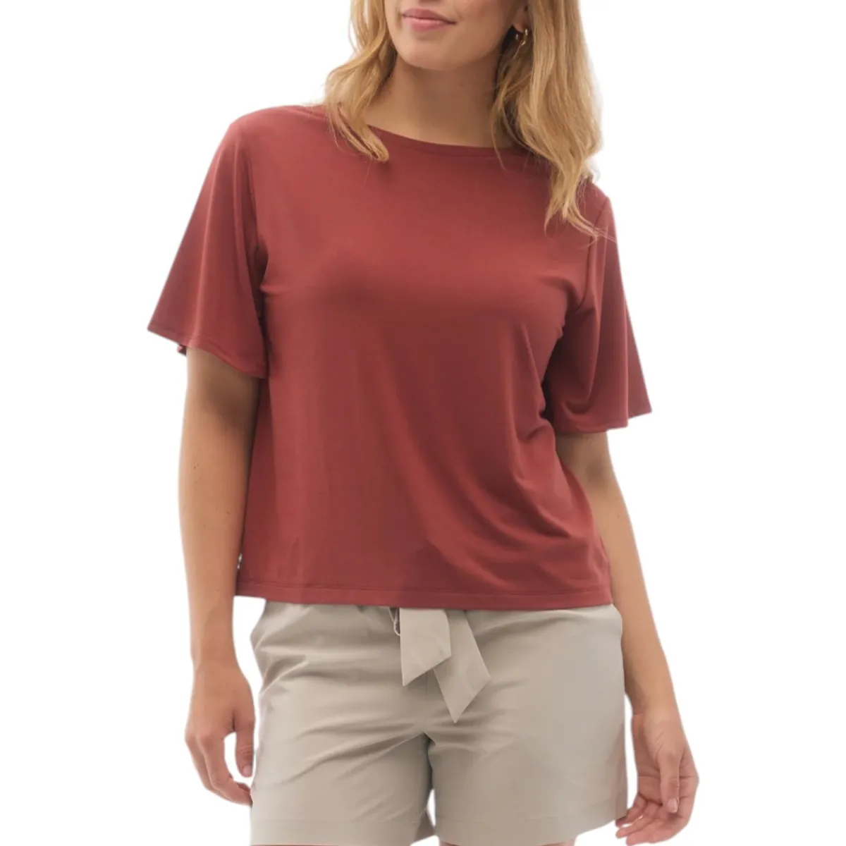 Fig Clothing Sweaters|Shirts<Women's SHENLEY Short Sleeve Top